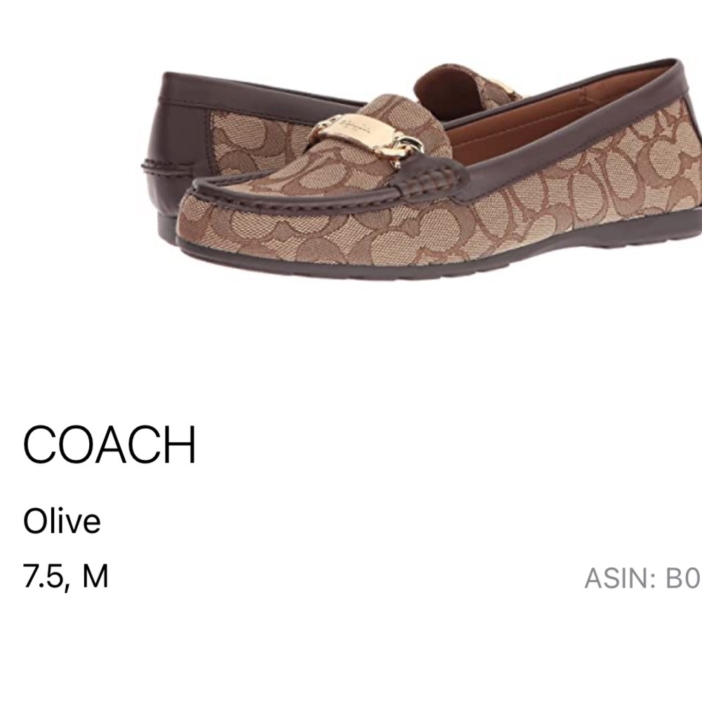 Coach loafers